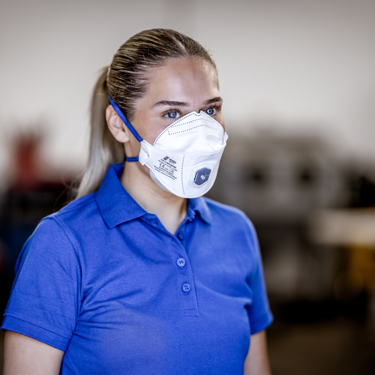 Nitras 4131 SAFE AIR PRO Atemschutzmaske weiß/uni