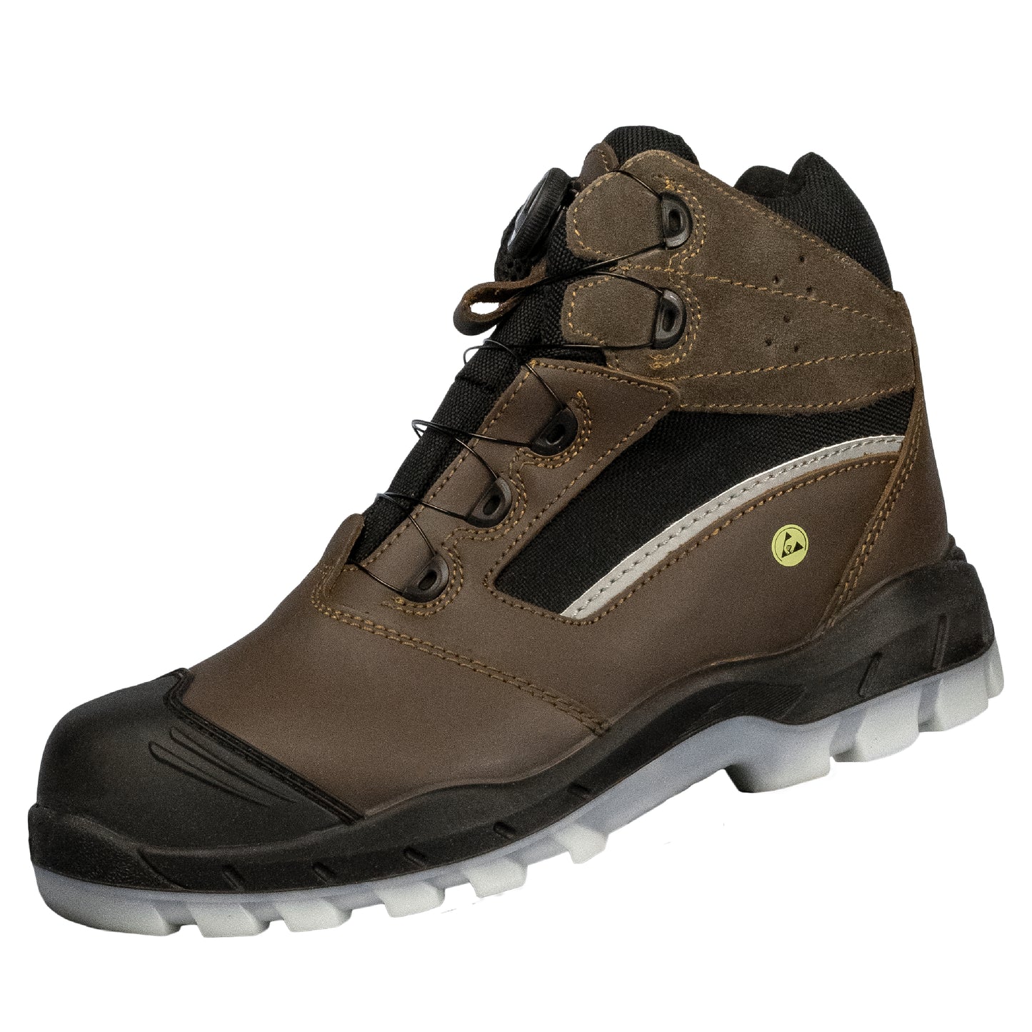 Nitras 7308 TOUGH STEP MID FIT Sicherheitsstiefel S7 braun/schwarz