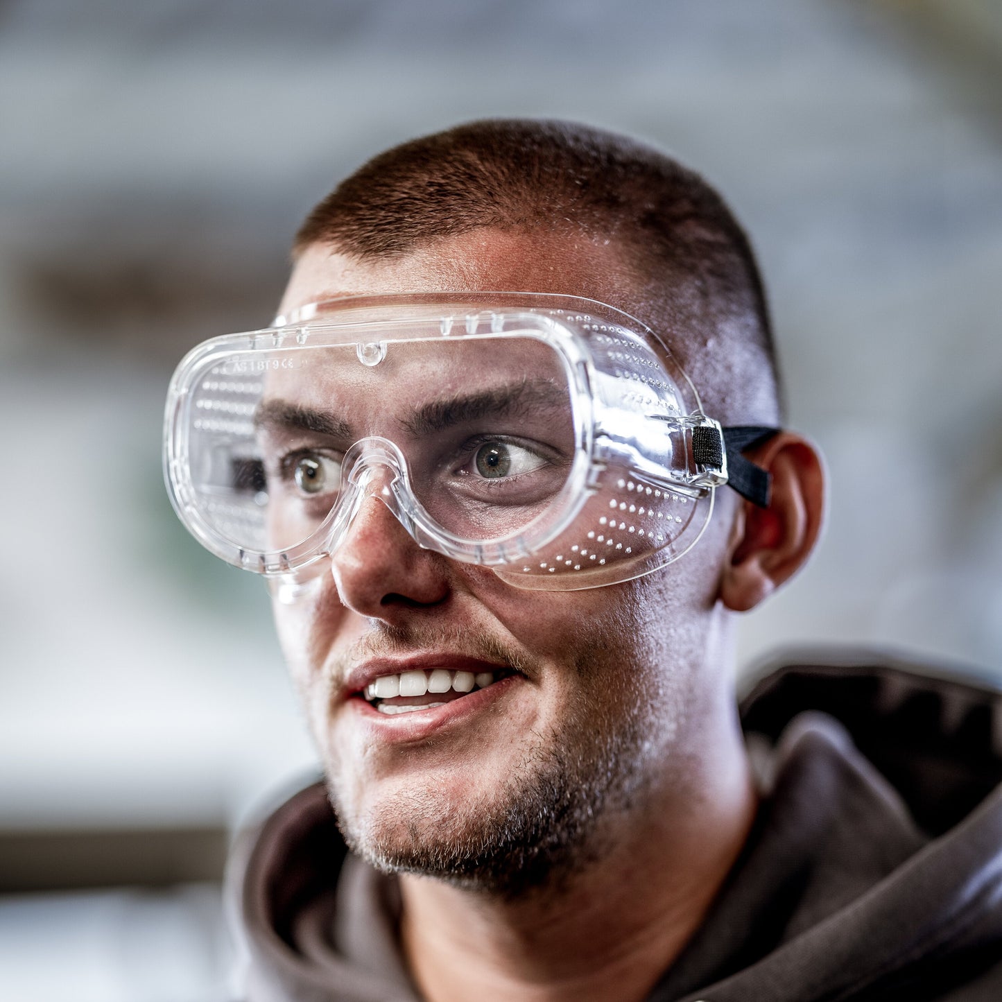 Nitras 9040 VISION PROTECT BASIC Vollsichtbrille transparent/uni