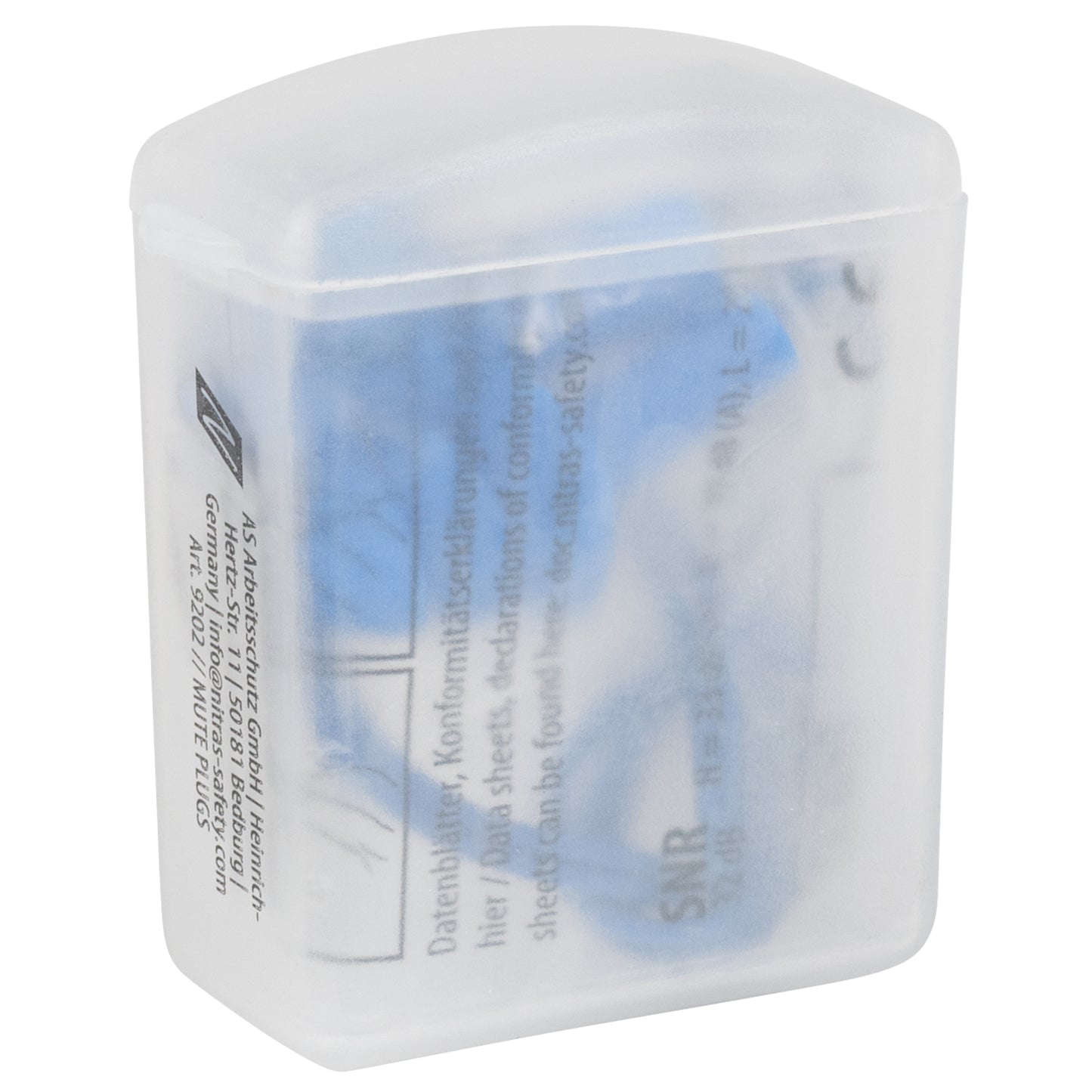 Nitras 9202 MUTE PLUGS Gehörschutzstöpsel blau/uni