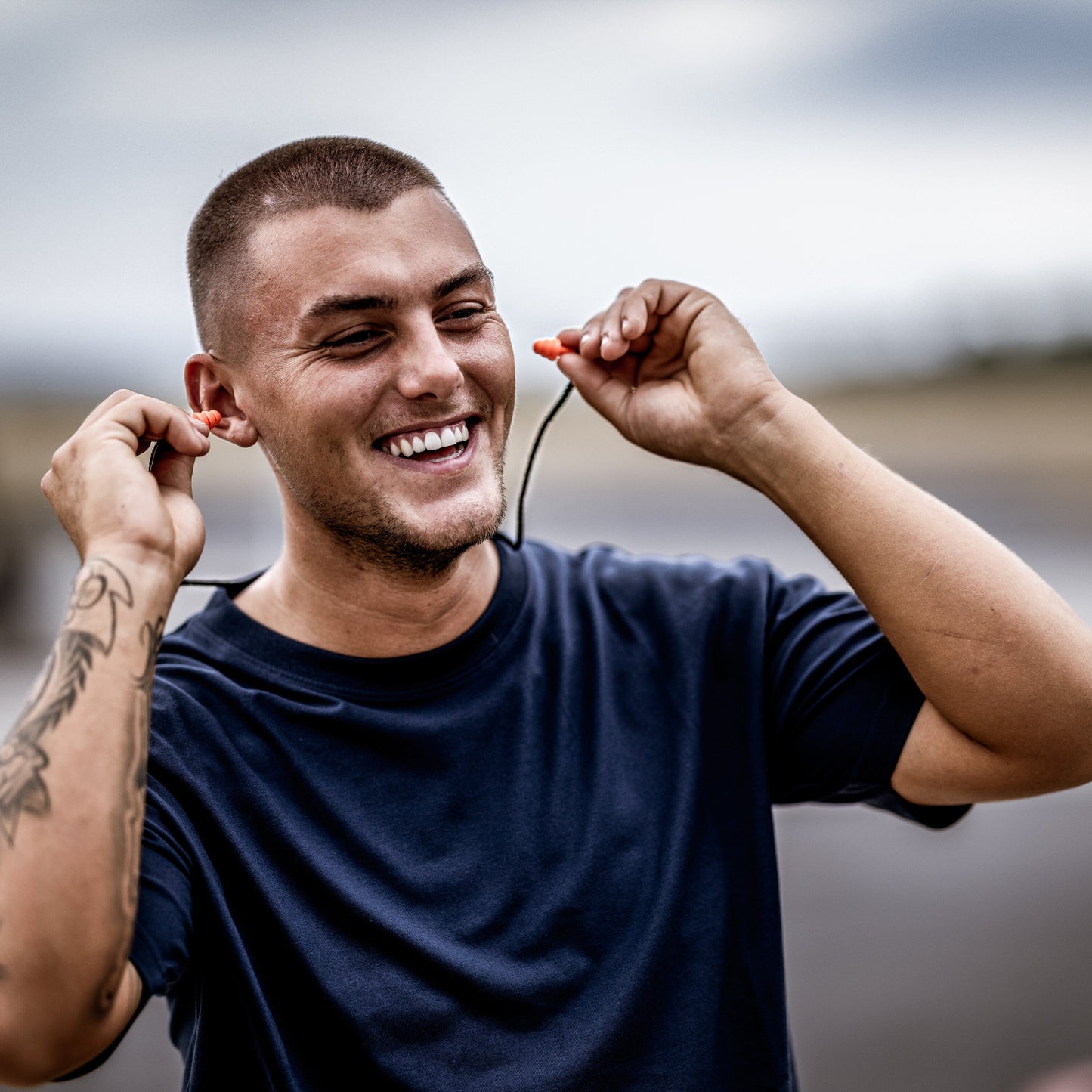 Nitras 9203 MUTE PLUGS Gehörschutzstöpsel orange/schwarz