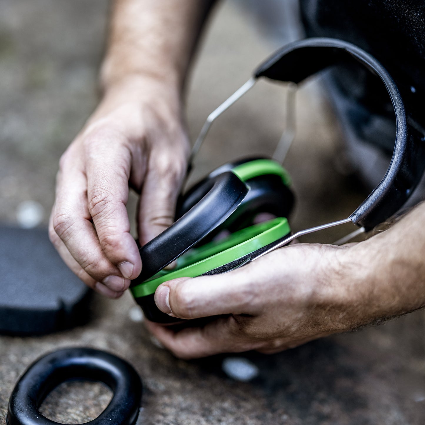 Nitras 920 Hygiene-Set für Kapselgehörschutz schwarz/uni