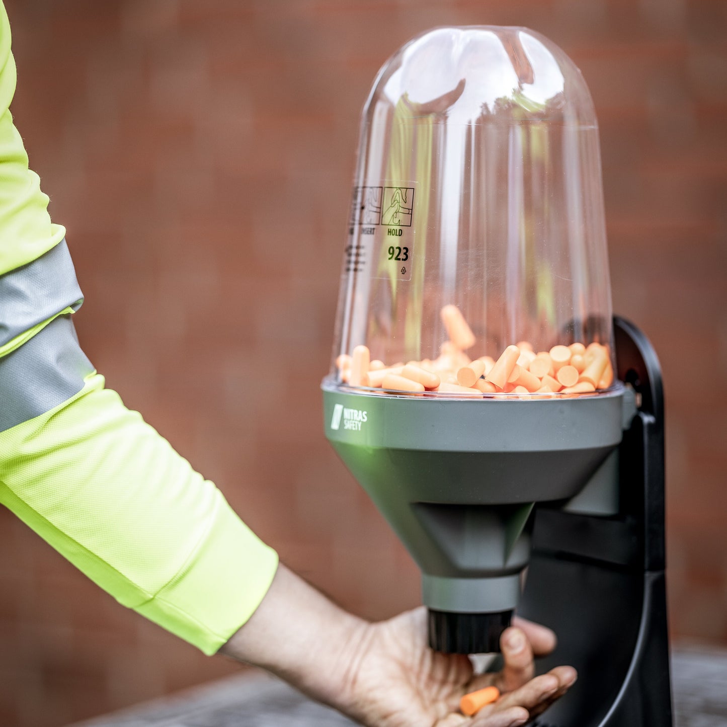 Nitras 923 Gehörschutzspender grau/schwarz