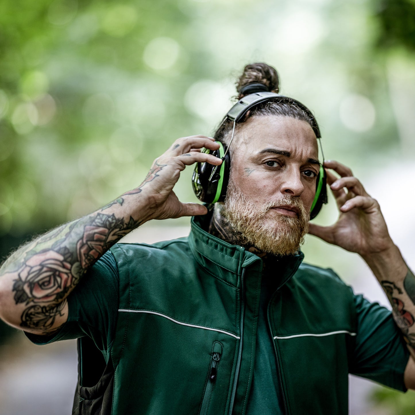 Nitras 9251 MUTE DEFENDER PRO Kapselgehörschutz schwarz/grün