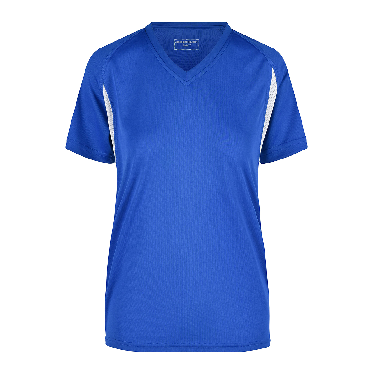 Daiber JN316 Funktionelles Laufshirt weiß/blau (royal/white)
