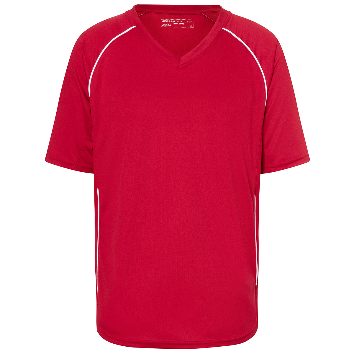 Daiber JN386 Funktionelles Teamshirt weiß/rot (red/white)