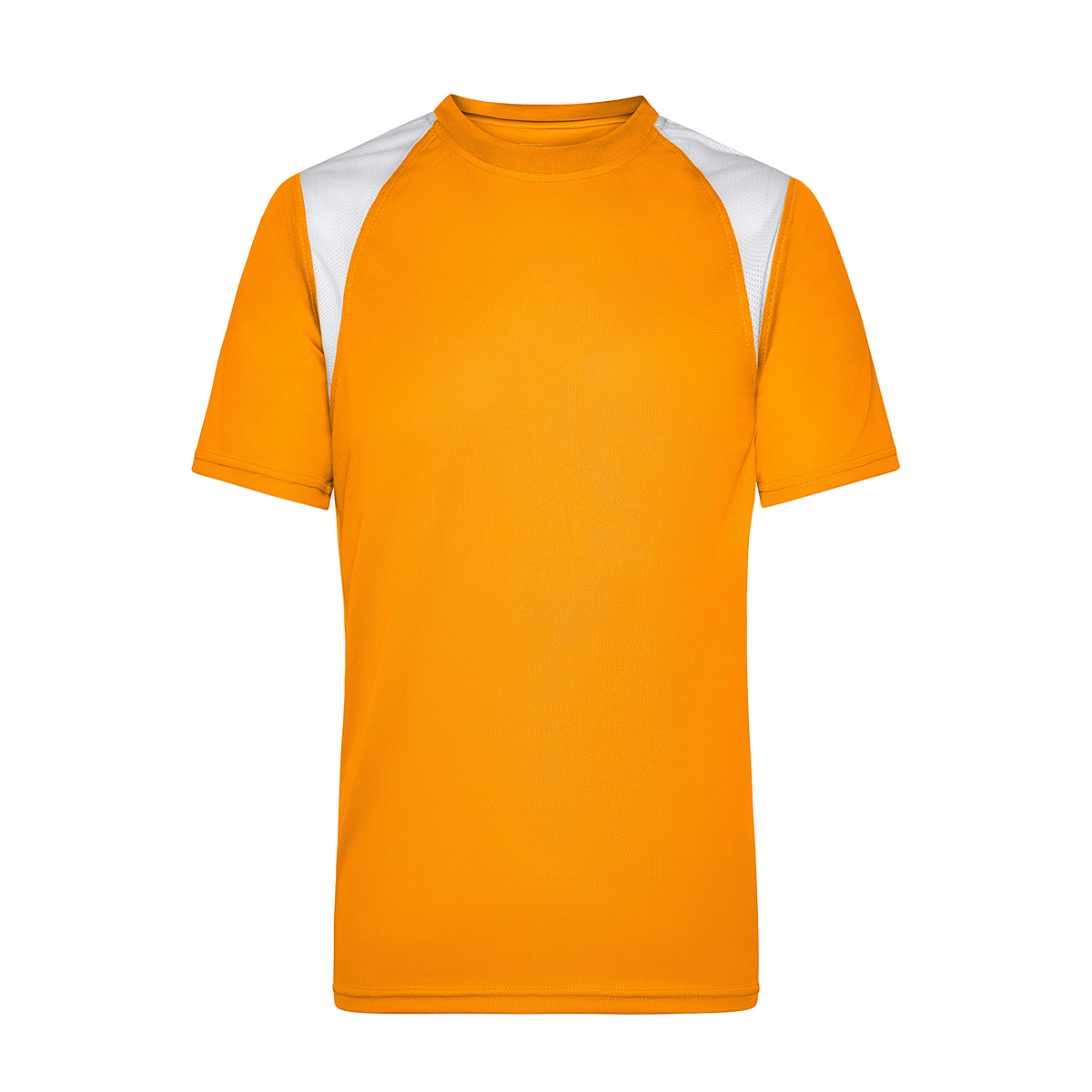 Daiber JN397 Atmungsaktives Laufshirt weiß/orange (orange/white)