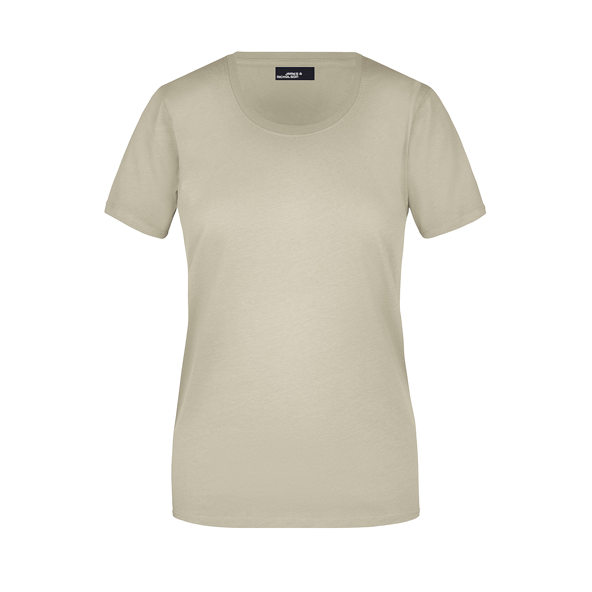 Daiber JN901 Leicht tailliertes T-Shirt aus Single Jersey braun/grau (stone)