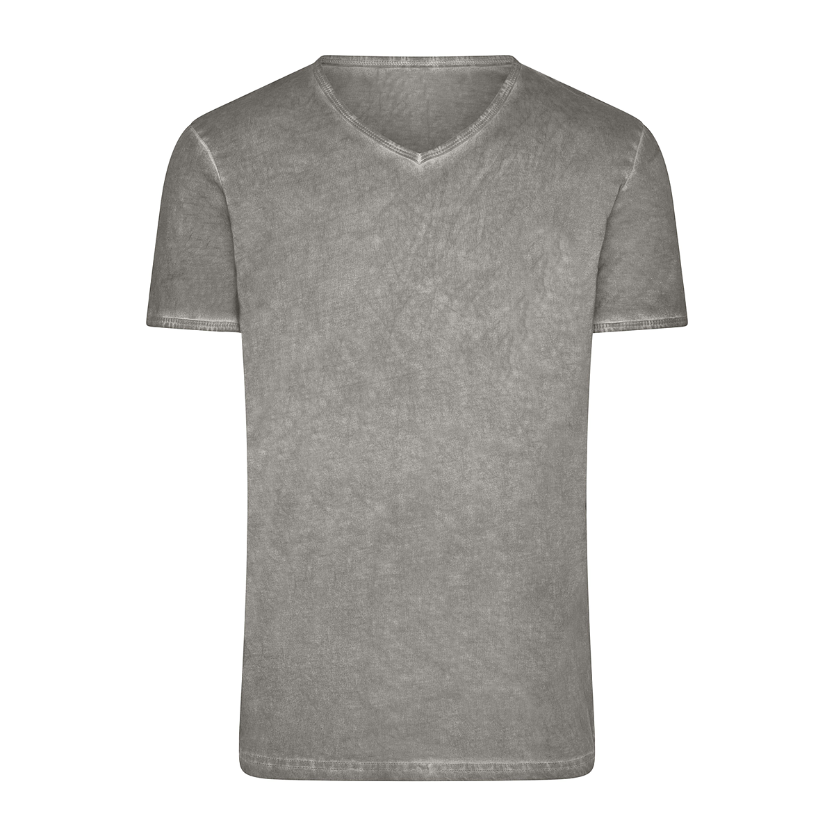 Daiber JN976 Trendiges T-Shirt mit V-Ausschnitt grau (grey)