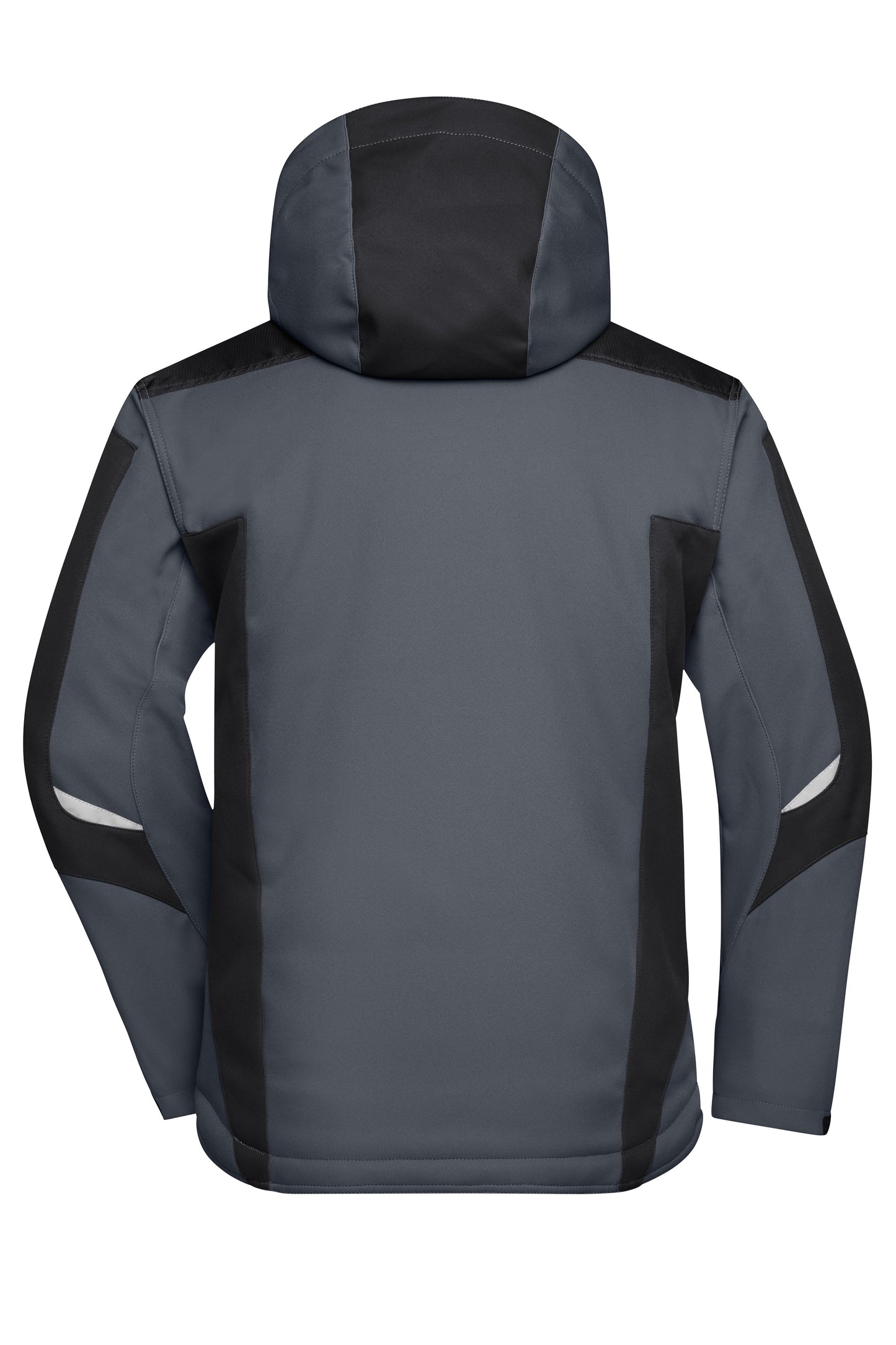 Daiber JN824 Professionelle Softshelljacke mit warmem Innenfutter schwarz/grau (carbon/black)