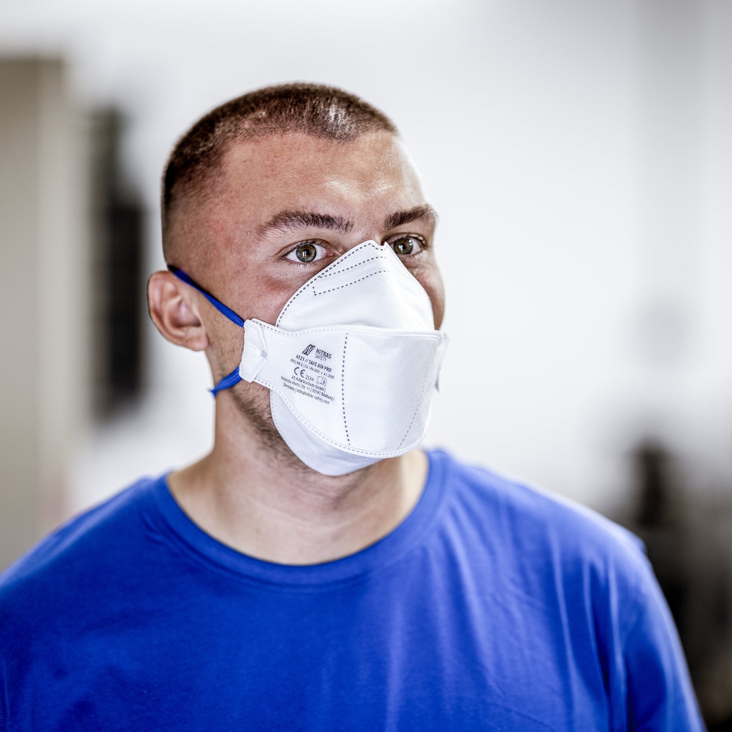 Nitras 4121 SAFE AIR PRO Atemschutzmaske weiß/uni