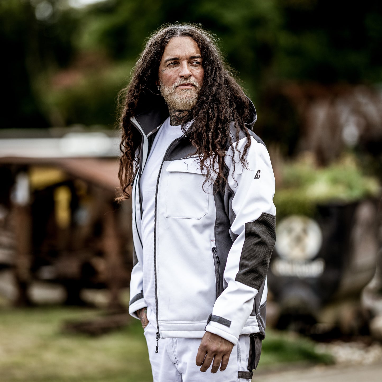 Nitras 7183 MOTION TEX PLUS Softshelljacke marineblau/uni