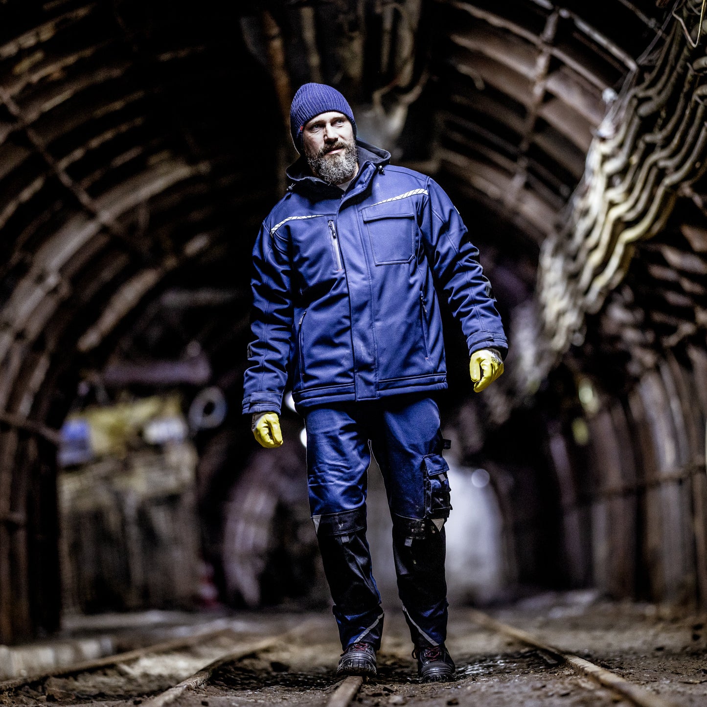 Nitras 7184 MOTION TEX PLUS Winterjacke weiß/grau