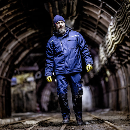 Nitras 7184 MOTION TEX PLUS Winterjacke weiß/grau