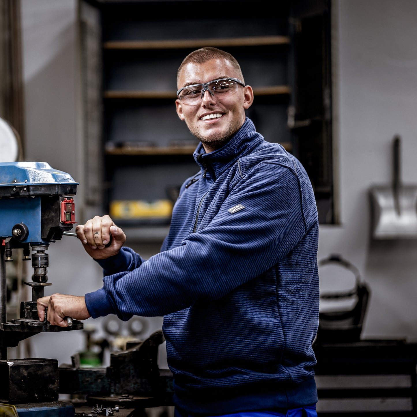 Nitras 9023 VISION PROTECT PREMIUM Bügelbrille transparent/grau