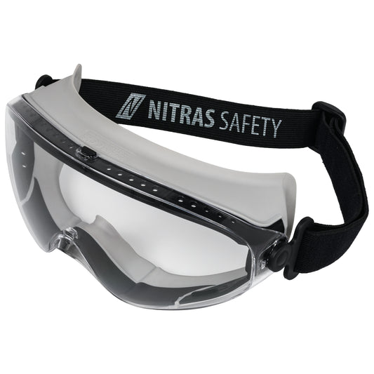 Nitras 9050 VISION PROTECT Vollsichtbrille transparent/grau