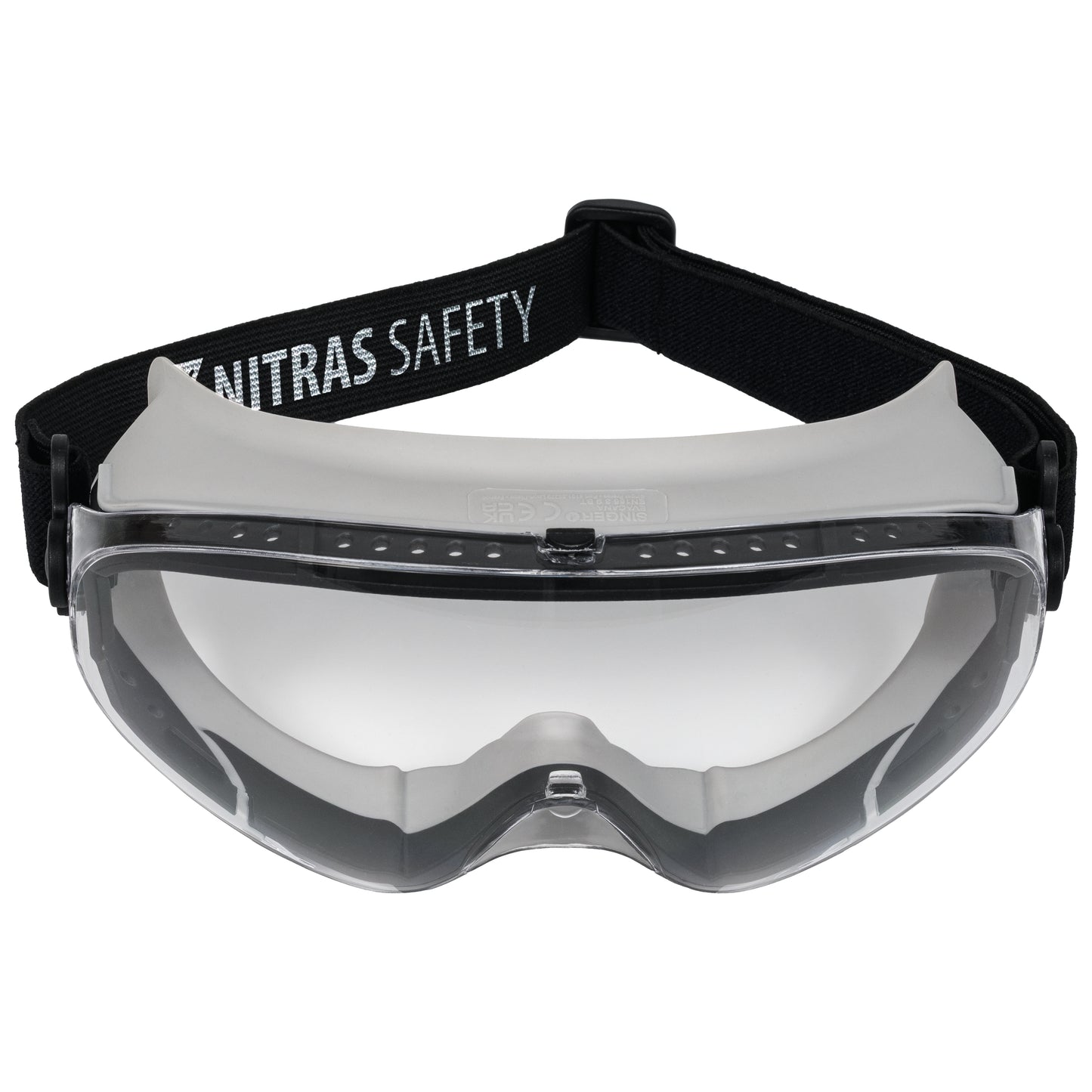 Nitras 9050 VISION PROTECT Vollsichtbrille transparent/grau