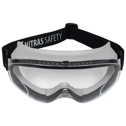 Nitras 9050 VISION PROTECT Vollsichtbrille transparent/grau