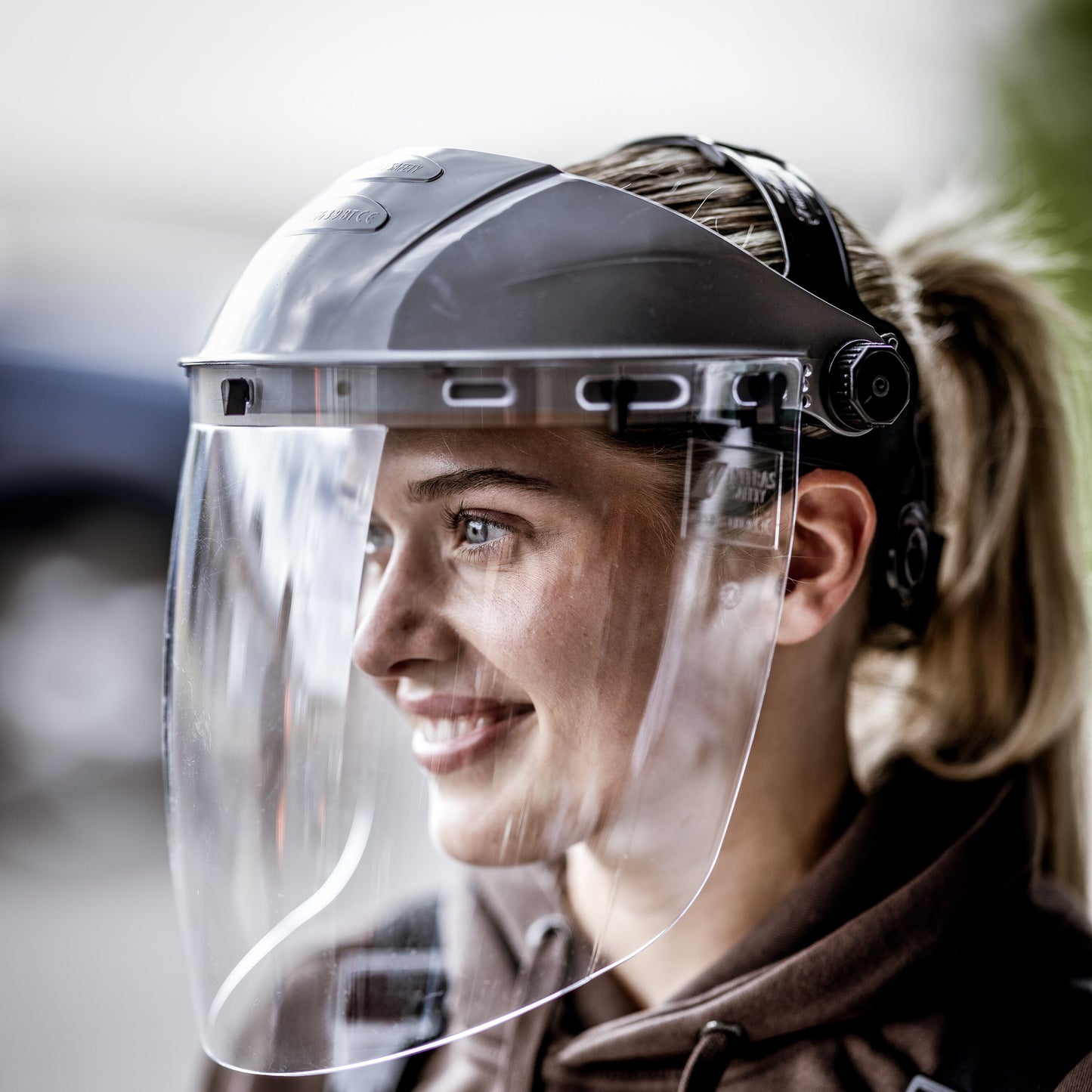 Nitras 9080 PROTECT Visier transparent/schwarz