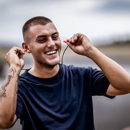 Nitras 9203 MUTE PLUGS Gehörschutzstöpsel orange/schwarz