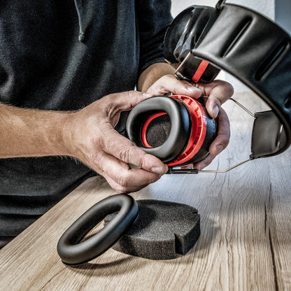 Nitras 921 Hygiene-Set für Kapselgehörschutz schwarz/uni