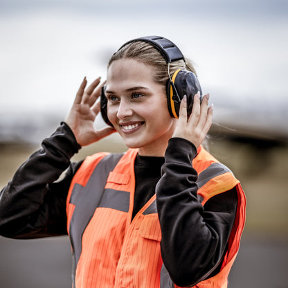 Nitras 9252 MUTE DEFENDER PRO Kapselgehörschutz schwarz/gelb