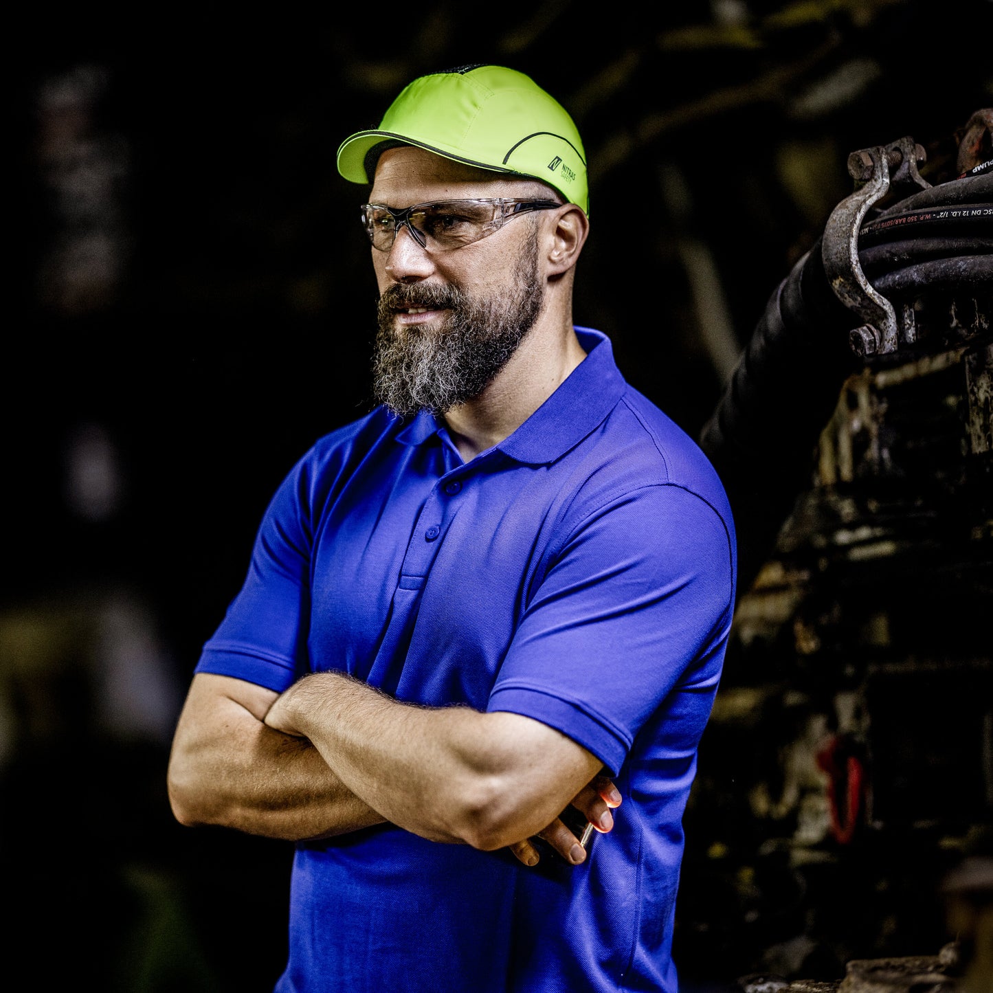 Nitras 9551 LITE SHIELD PRO Anstoßkappe neongelb/uni