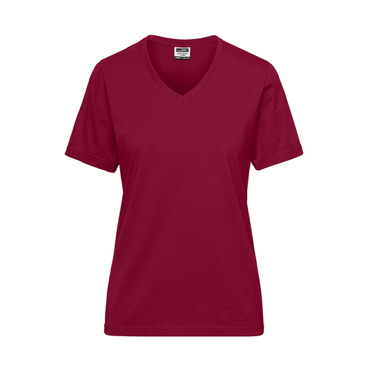 Daiber JN1807 Strapazierfähiges und pflegeleichtes T-Shirt rot/weinrot (wine)