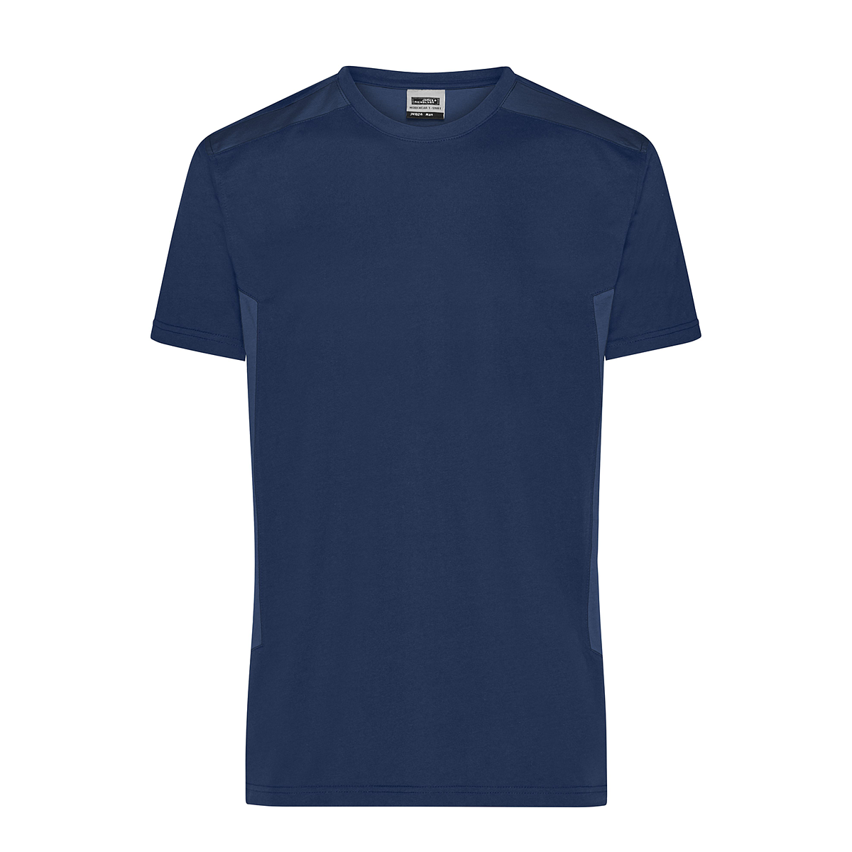 Daiber JN1824 Strapazierfähiges und pflegeleichtes T-Shirt mit Kontrasteinsätzen blau (navy/navy)
