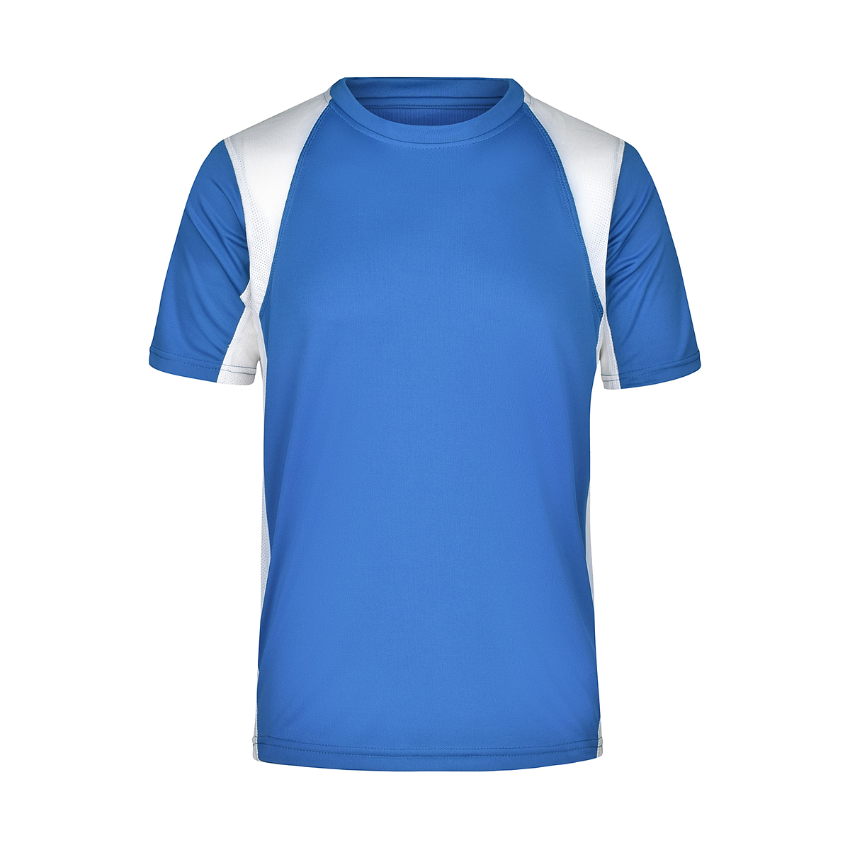 Daiber JN306 Funktionelles Laufshirt weiß/blau (royal/white)