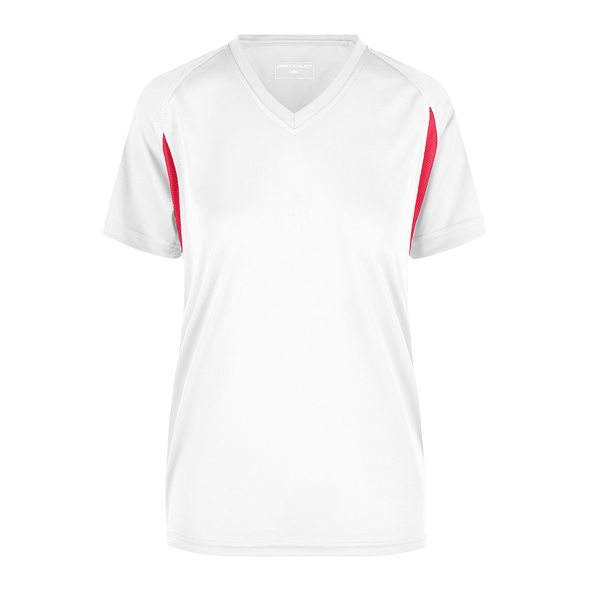 Daiber JN316 Funktionelles Laufshirt weiß/rot (white/red)