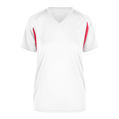 Daiber JN316 Funktionelles Laufshirt weiß/rot (white/red)