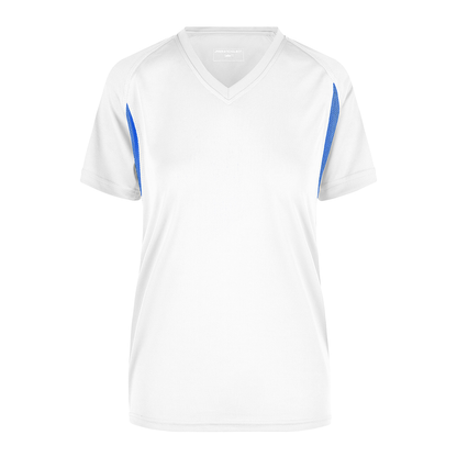 Daiber JN316 Funktionelles Laufshirt weiß/blau (white/royal)