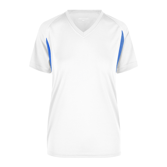 Daiber JN316 Funktionelles Laufshirt weiß/blau (white/royal)