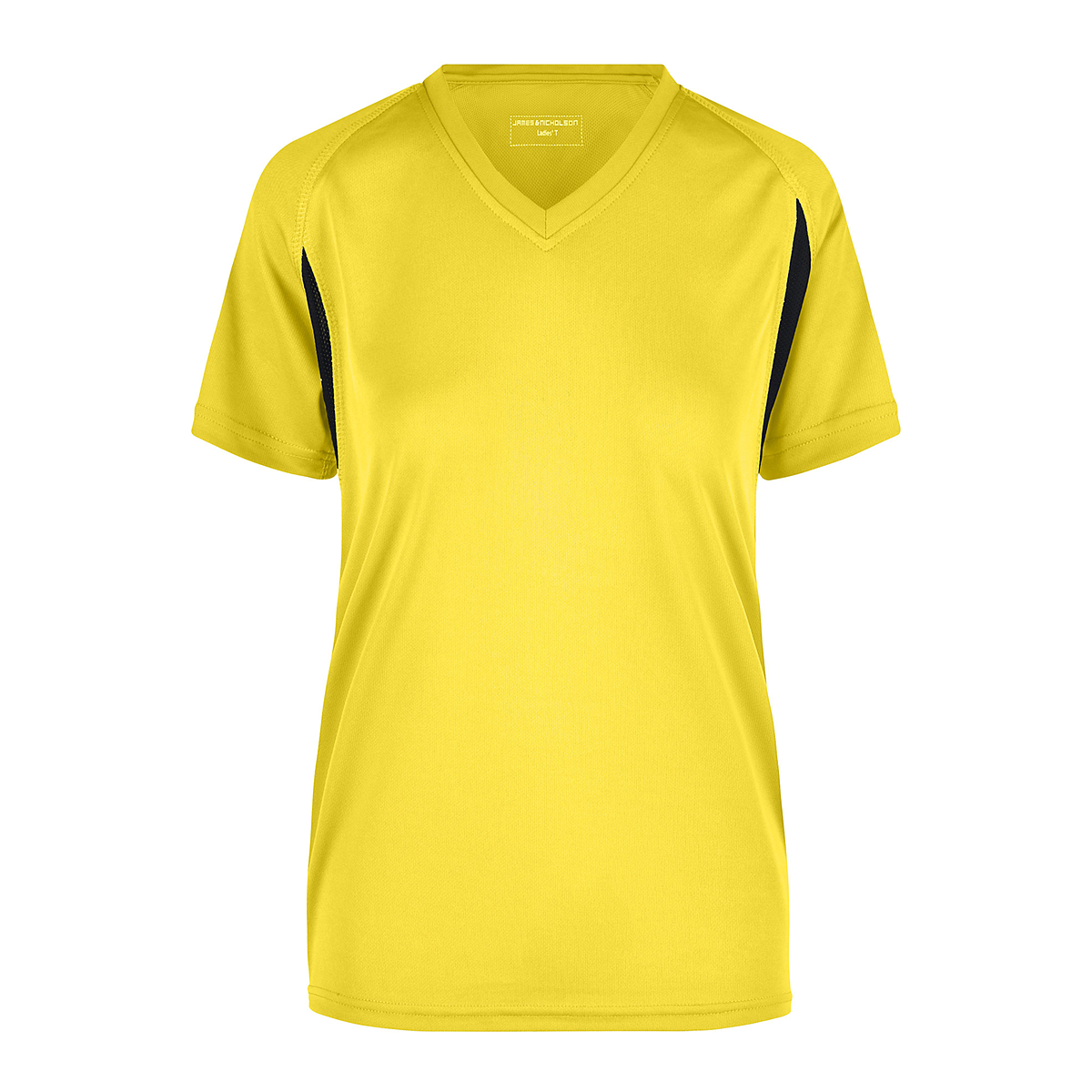 Daiber JN316 Funktionelles Laufshirt schwarz/gelb (yellow/black)