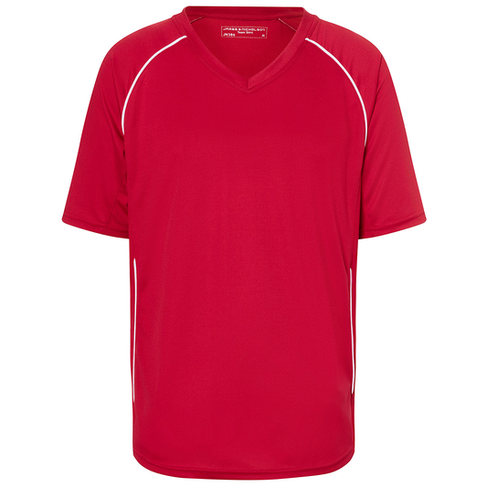 Daiber JN386 Funktionelles Teamshirt weiß/rot (red/white)