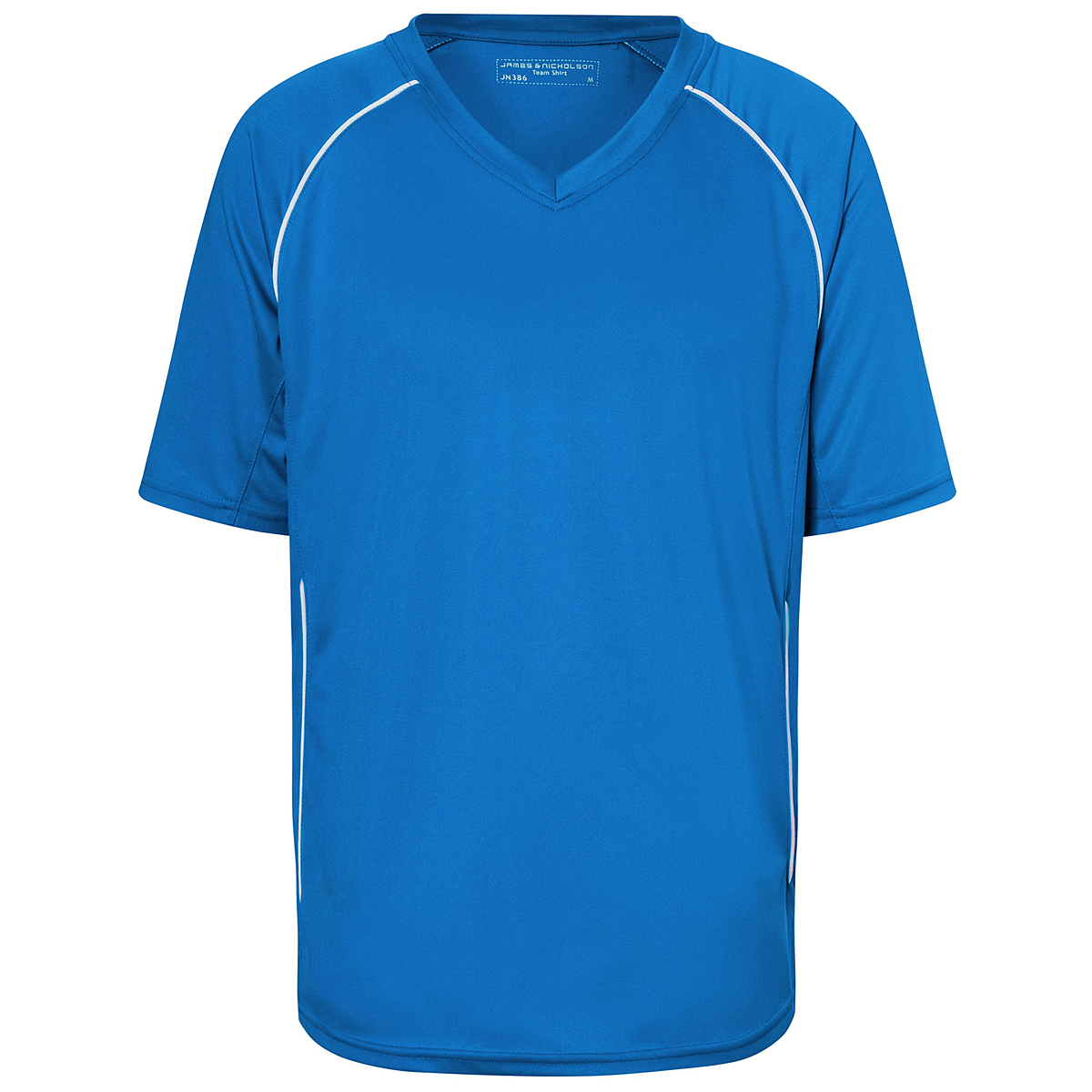 Daiber JN386 Funktionelles Teamshirt weiß/blau (royal/white)