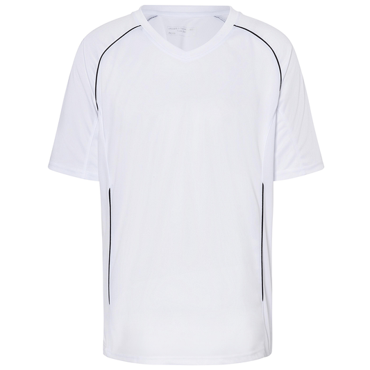 Daiber JN386 Funktionelles Teamshirt weiß/schwarz (white/black)