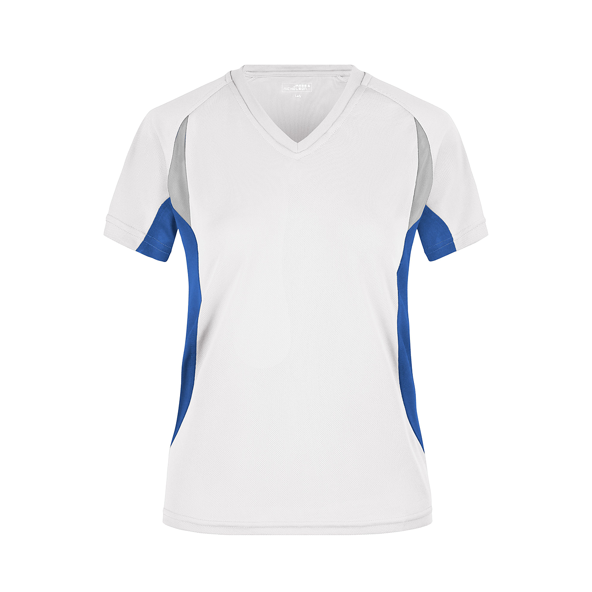 Daiber JN390 Atmungsaktives Laufshirt weiß/blau (white/royal)