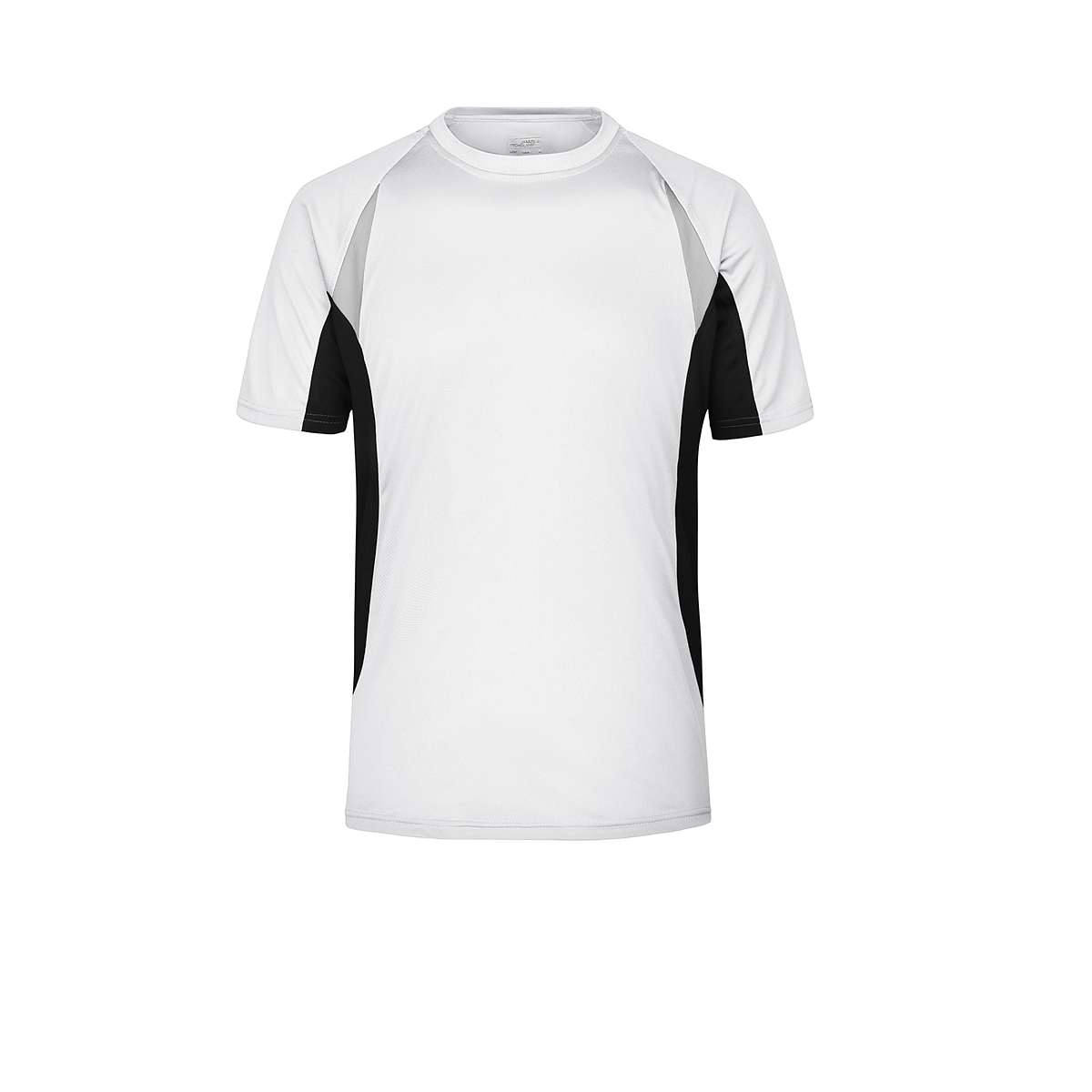 Daiber JN391 Atmungsaktives Laufshirt weiß/schwarz (white/black)