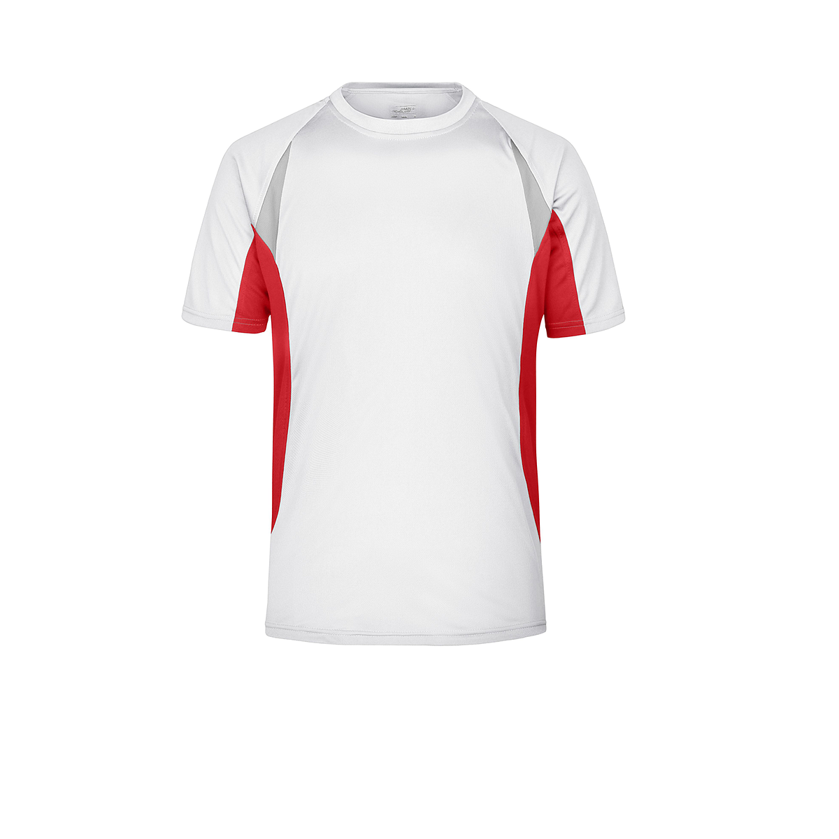 Daiber JN391 Atmungsaktives Laufshirt weiß/rot (white/red)