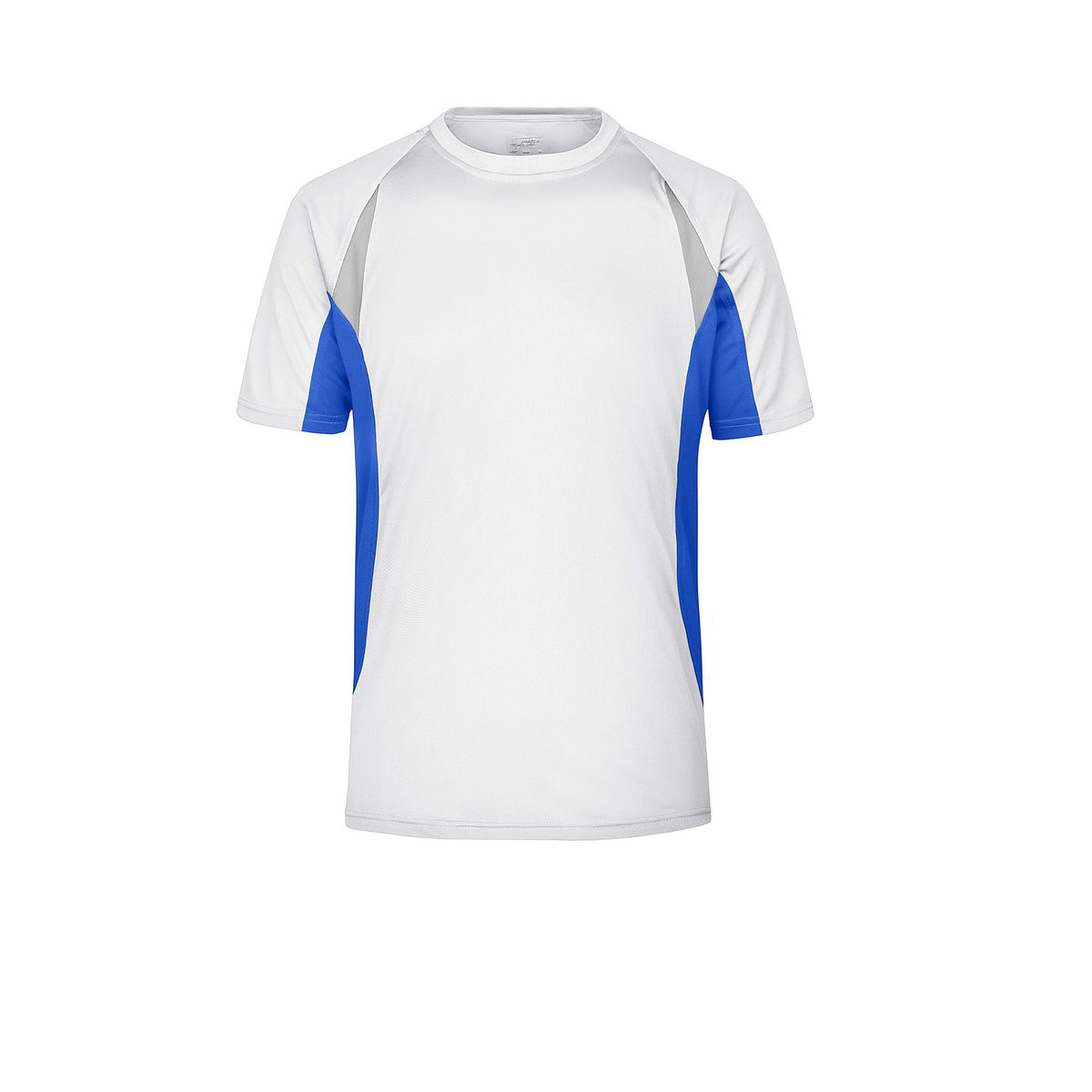 Daiber JN391 Atmungsaktives Laufshirt weiß/blau (white/royal)