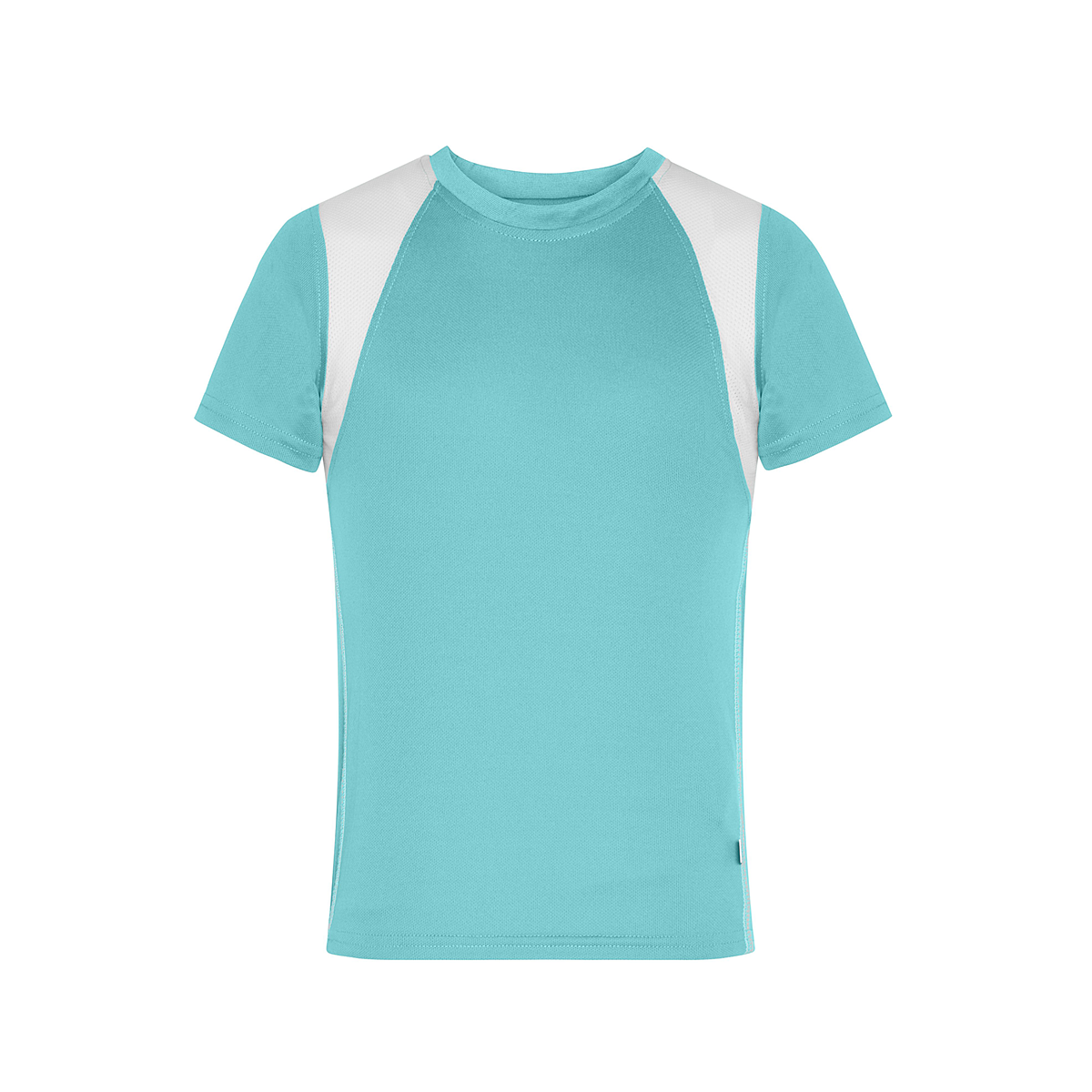 Daiber JN397K Atmungsaktives Laufshirt weiß/grün (mint/white)