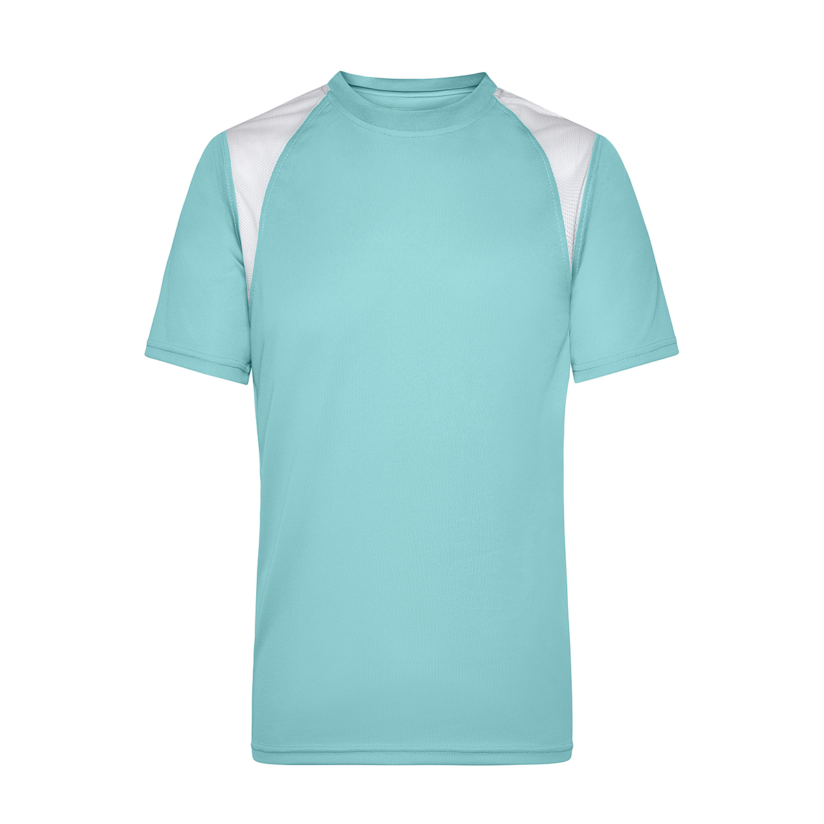 Daiber JN397 Atmungsaktives Laufshirt weiß/grün (mint/white)