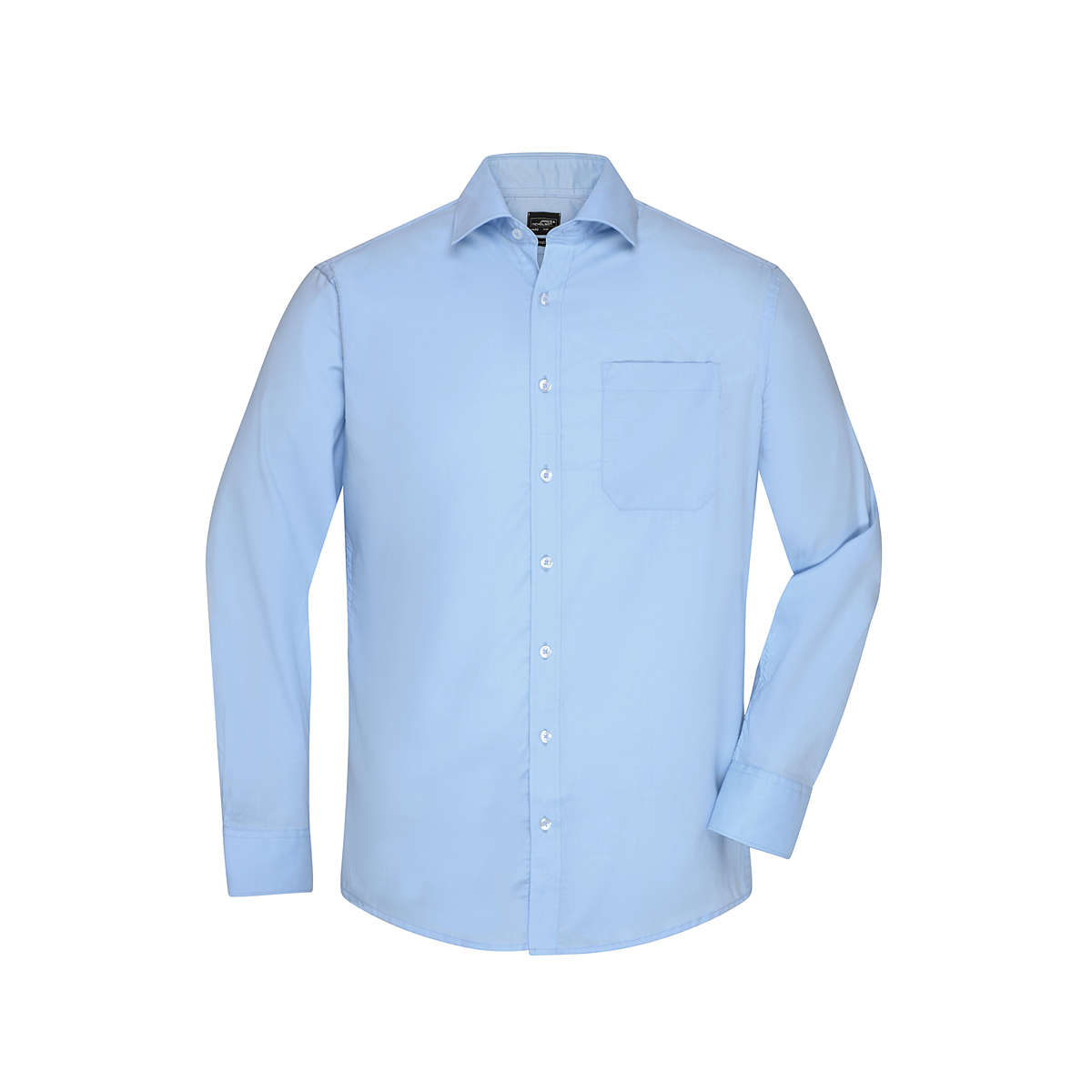 Daiber JN682 Klassisches Shirt in pflegeleichter Baumwollqualität blau (light-blue)