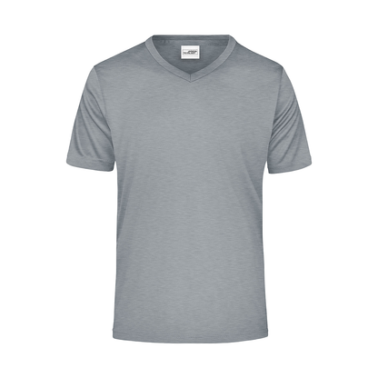 Daiber JN736 Funktions T-Shirt für Freizeit und Sport grau (light-melange)