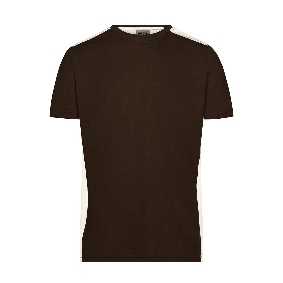 Daiber JN860 T-Shirt mit Kontrasteinsätzen braun/grau (brown/stone)