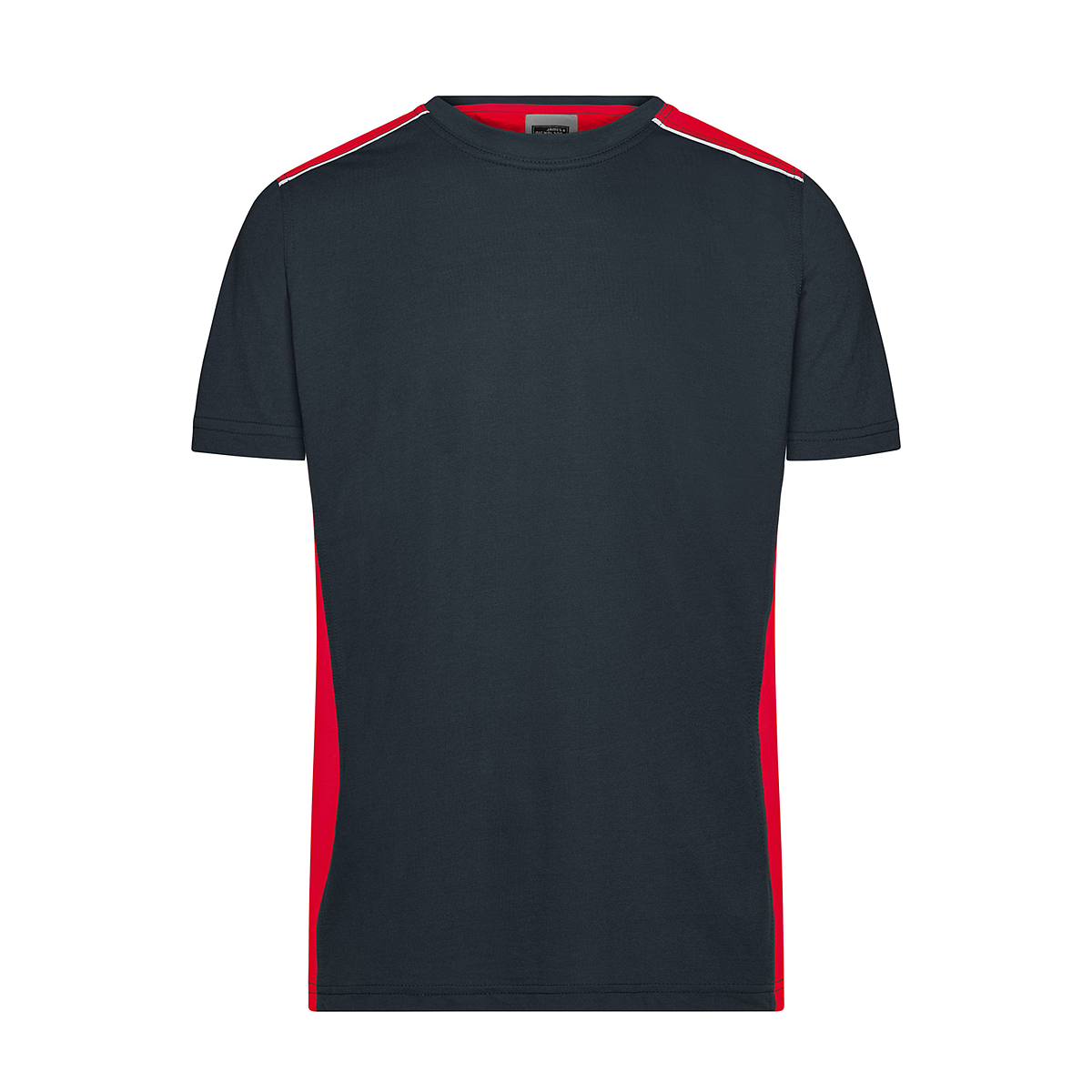Daiber JN860 T-Shirt mit Kontrasteinsätzen rot/grau (carbon/red)