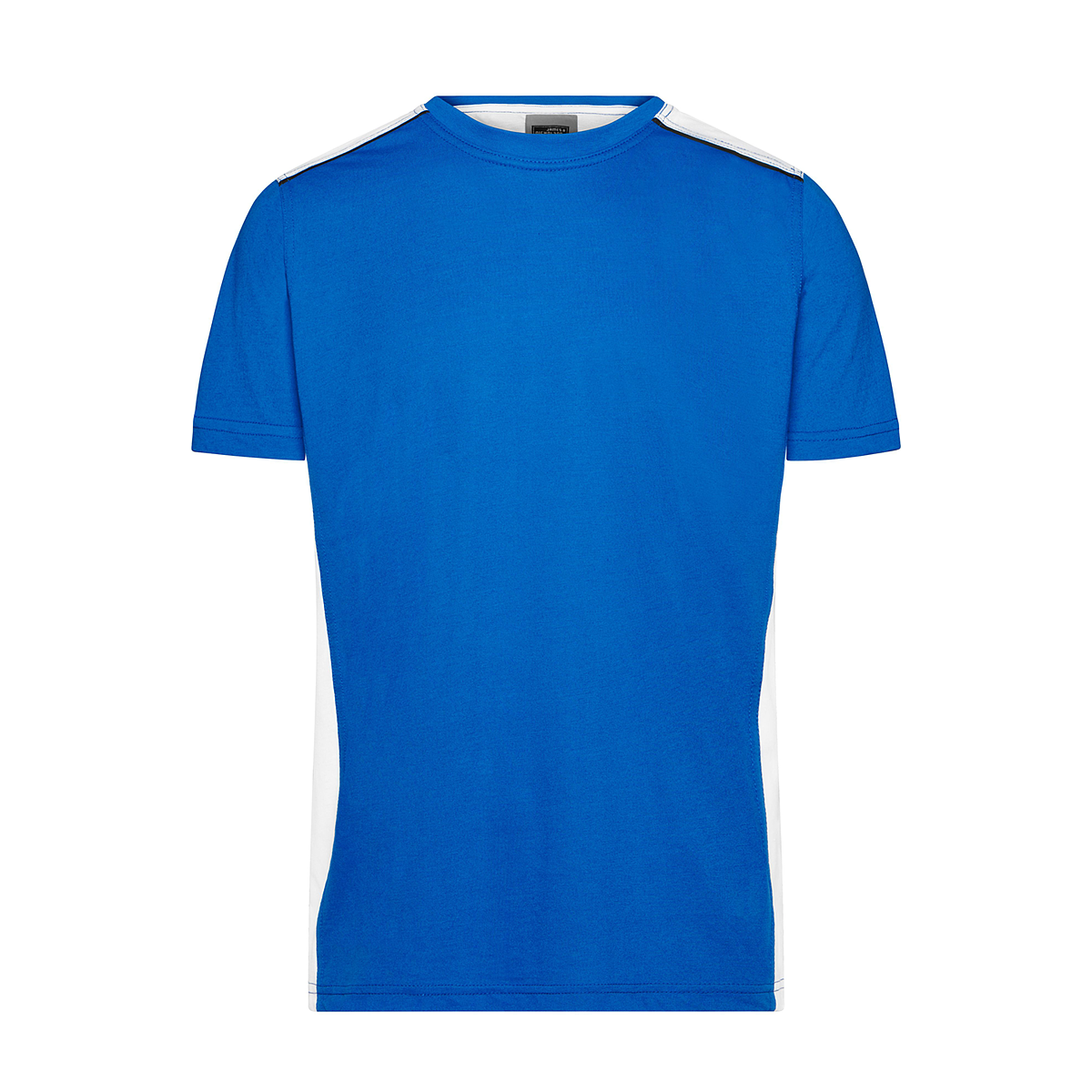 Daiber JN860 T-Shirt mit Kontrasteinsätzen weiß/blau (royal/white)