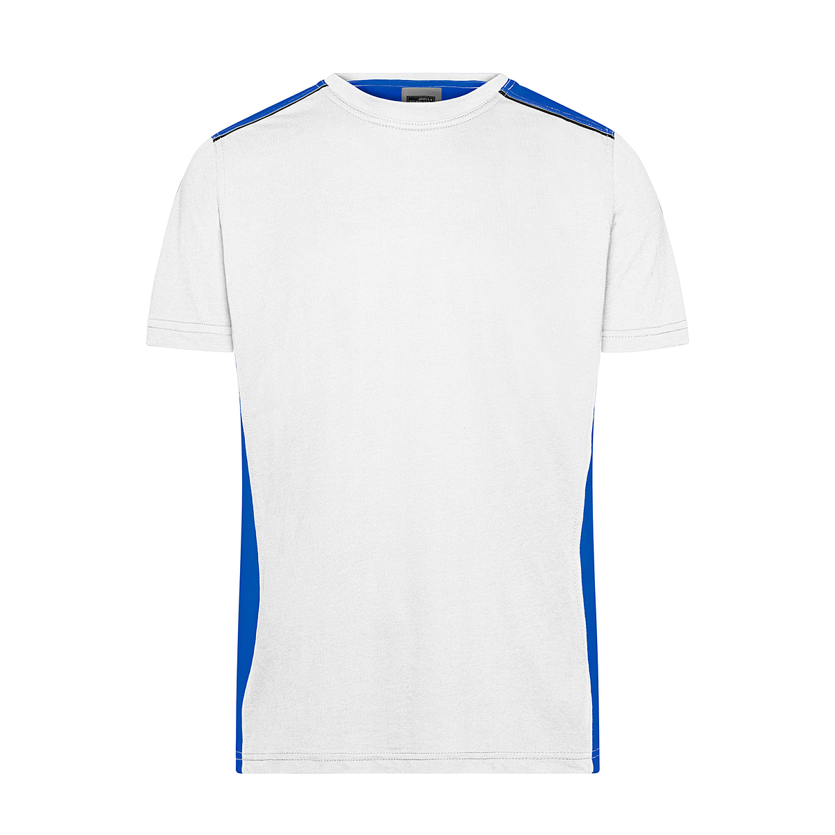 Daiber JN860 T-Shirt mit Kontrasteinsätzen weiß/blau (white/royal)